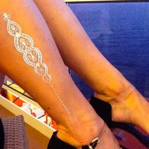 Set of Metallic Temporary Tattoos